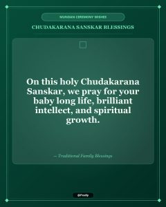 Mundan Ceremony Wishes 2
