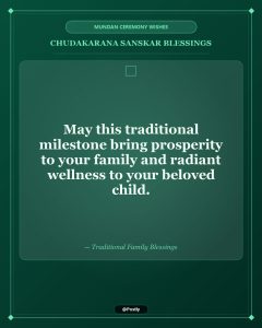Mundan Ceremony Wishes 8