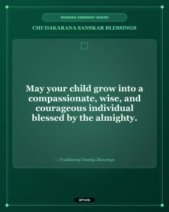 Mundan Ceremony Wishes 10