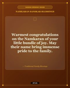 Namkaran Ceremony Wishes 9