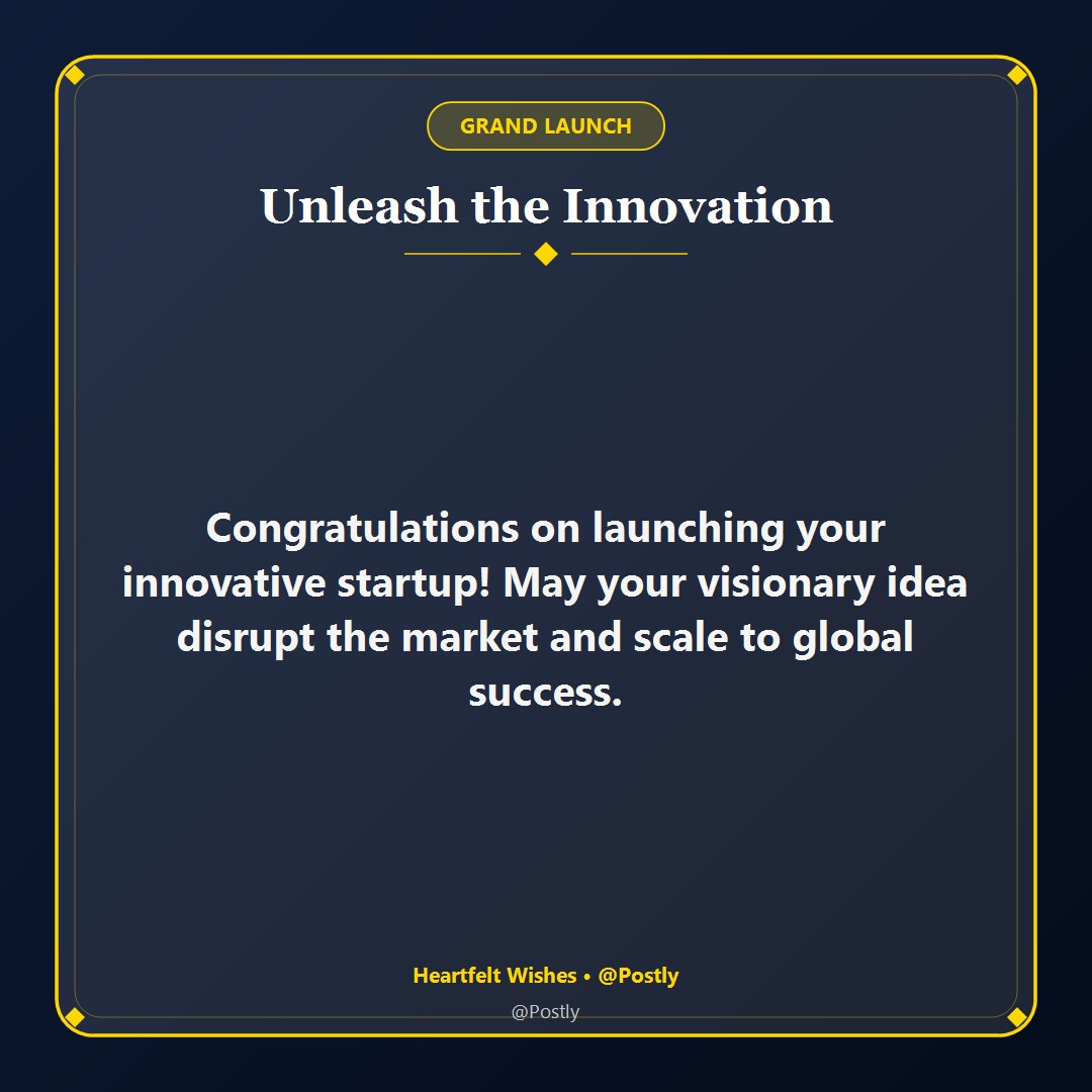 New Startup Launch Wishes 1
