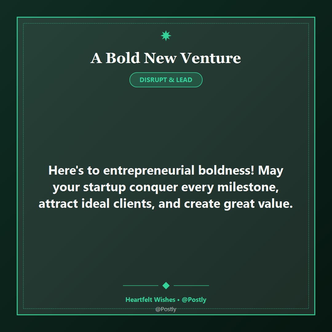 New Startup Launch Wishes 3