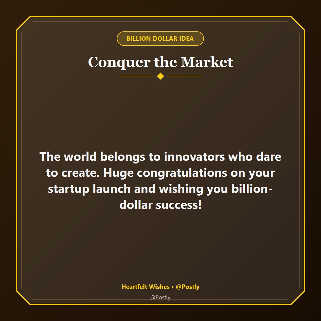 New Startup Launch Wishes 5