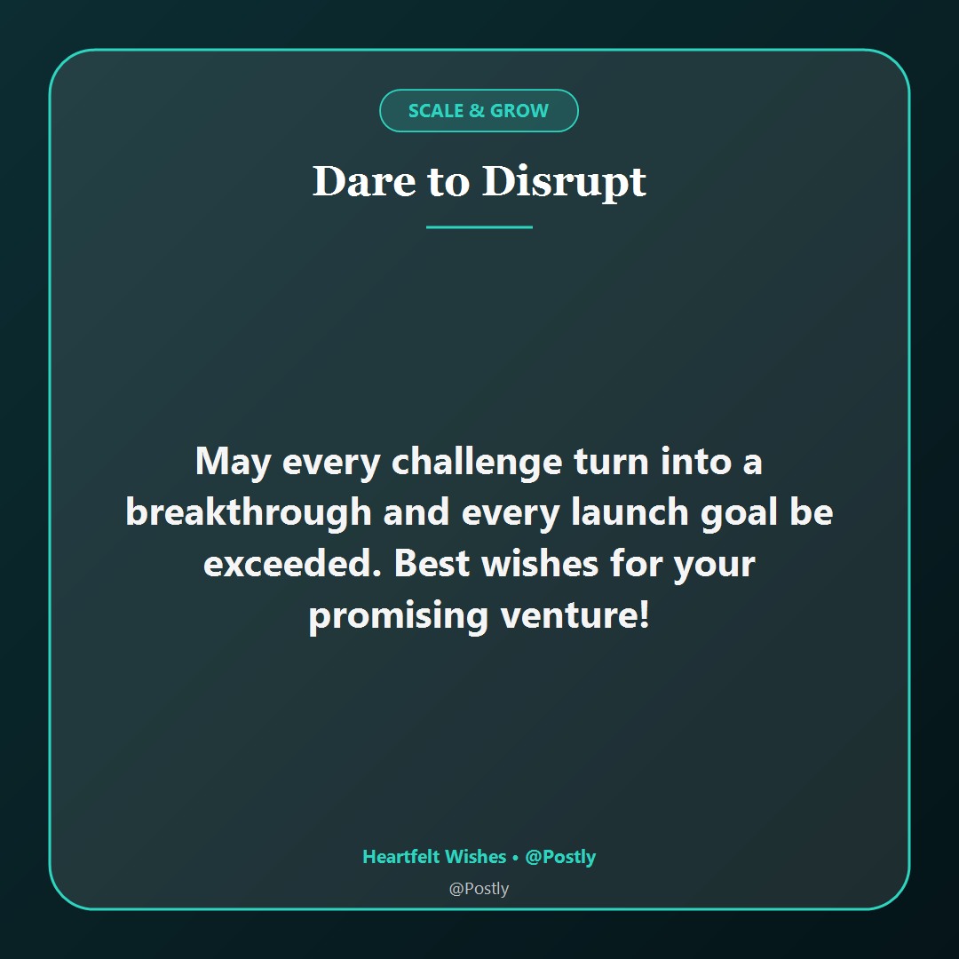 New Startup Launch Wishes 6