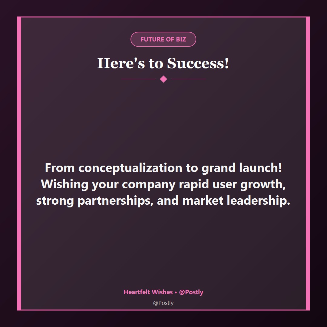New Startup Launch Wishes 7