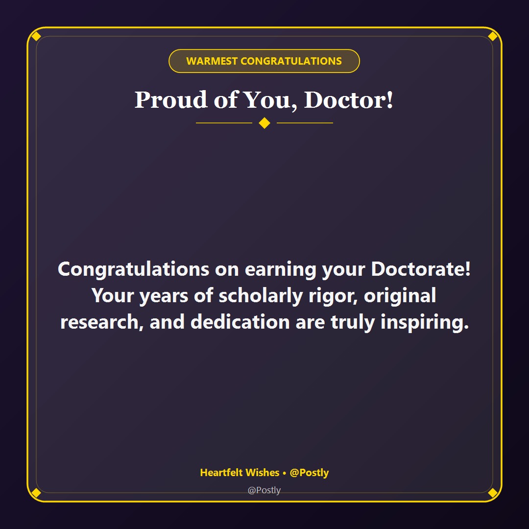 PhD Doctorate Congratulations Wishes 1