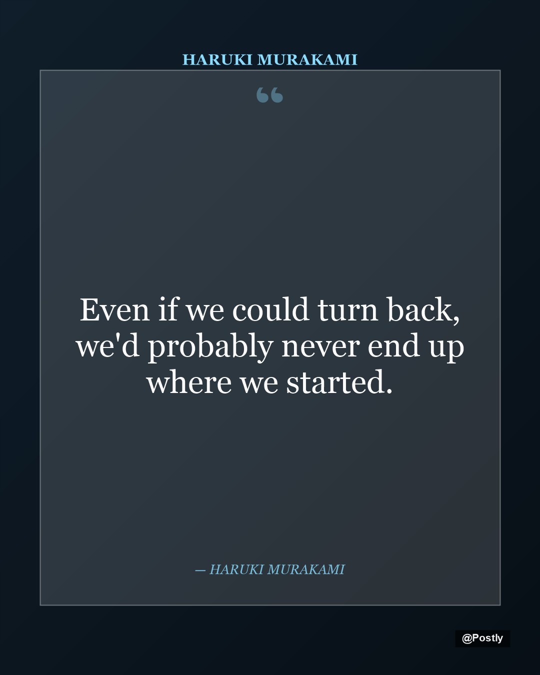 Haruki Murakami 7