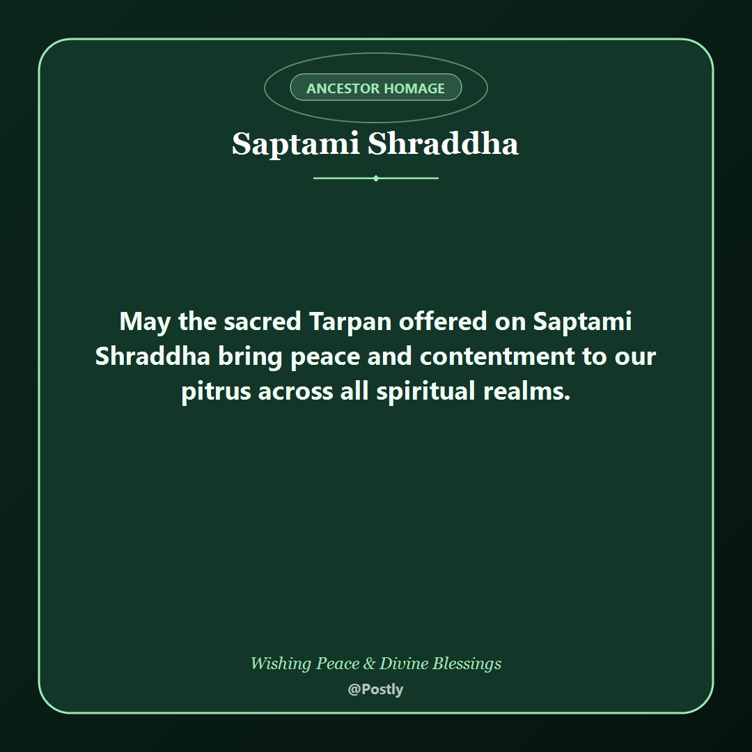 Saptami Shraddha Wishes 3