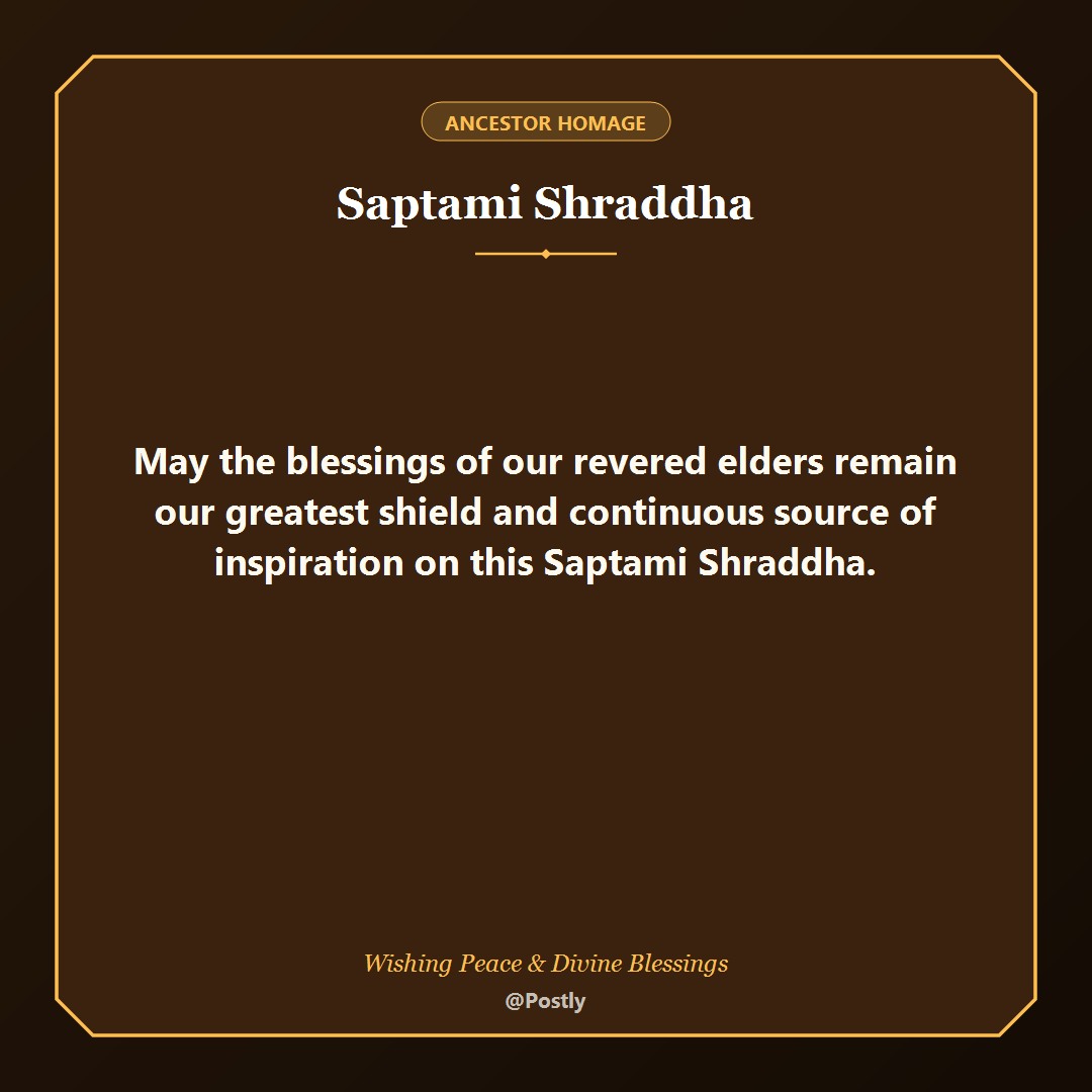 Saptami Shraddha Wishes 5