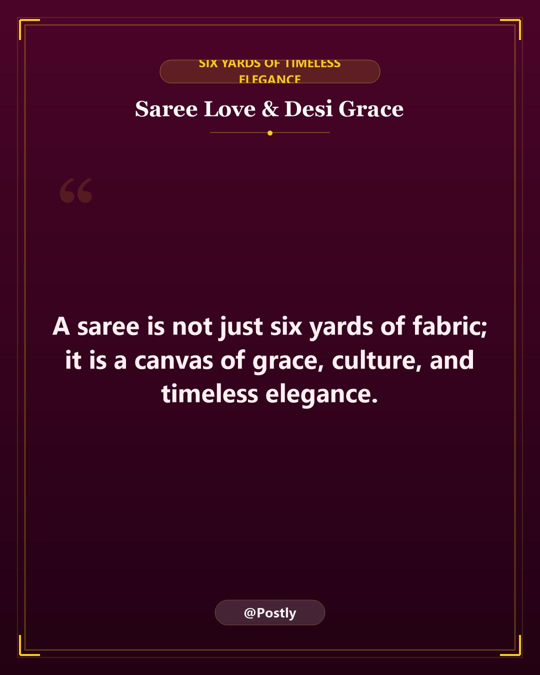 Saree Love Quotes 1