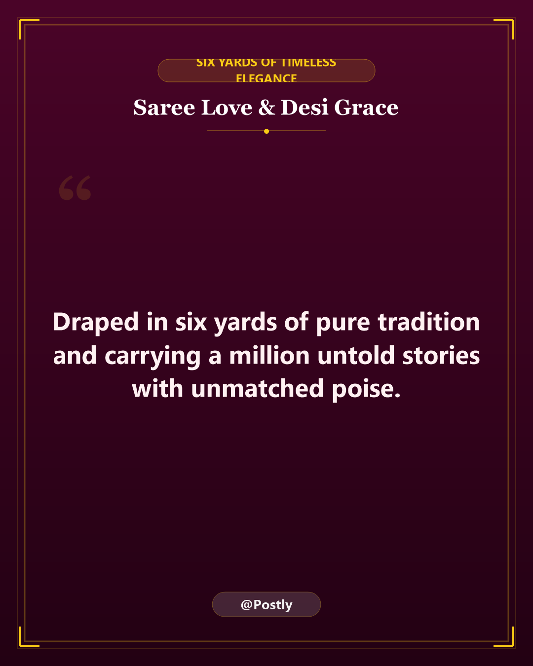 Saree Love Quotes 3