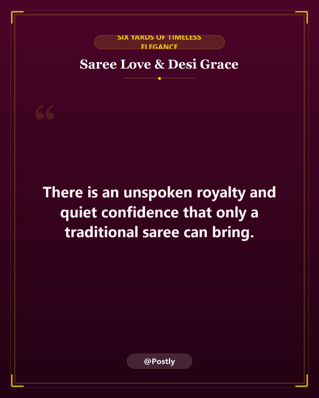 Saree Love Quotes 4