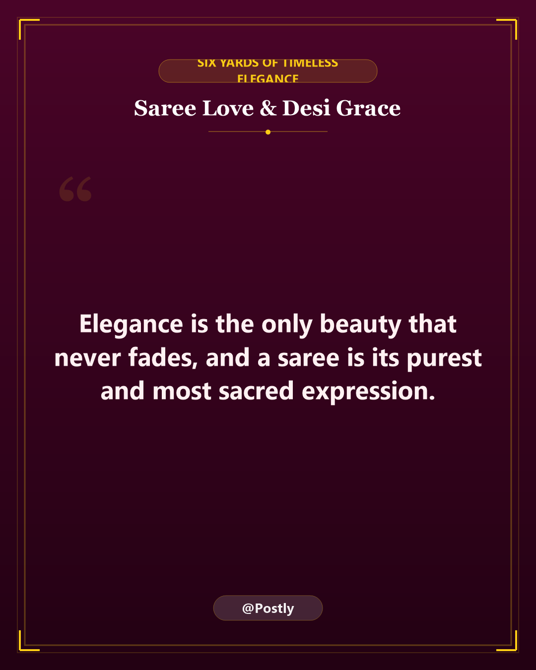 Saree Love Quotes 5
