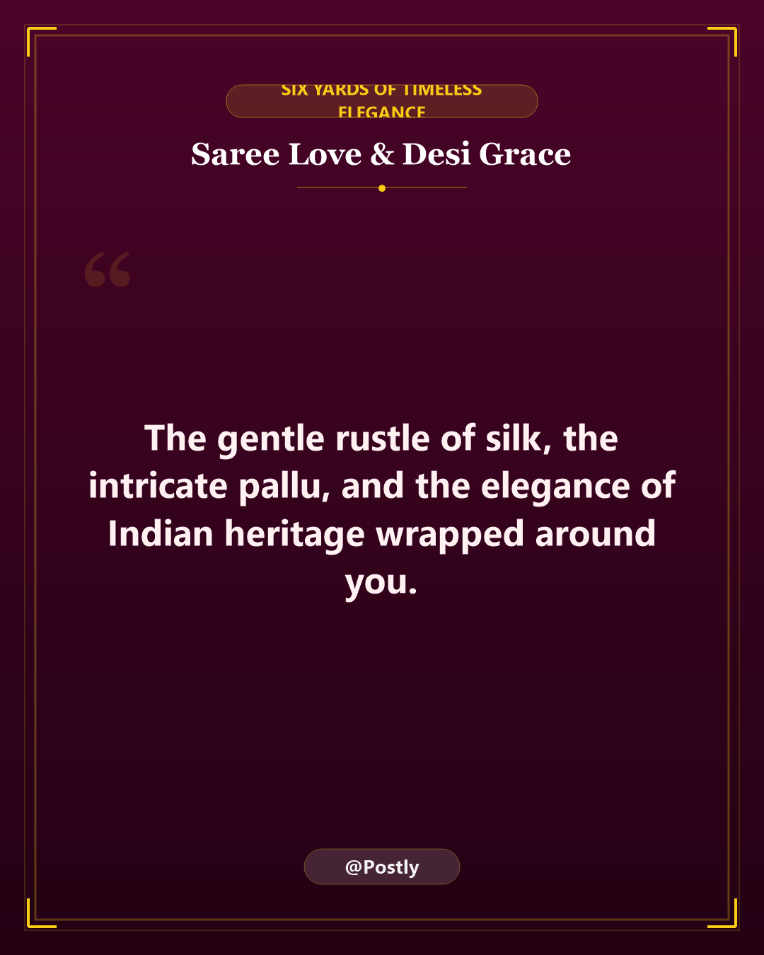 Saree Love Quotes 6