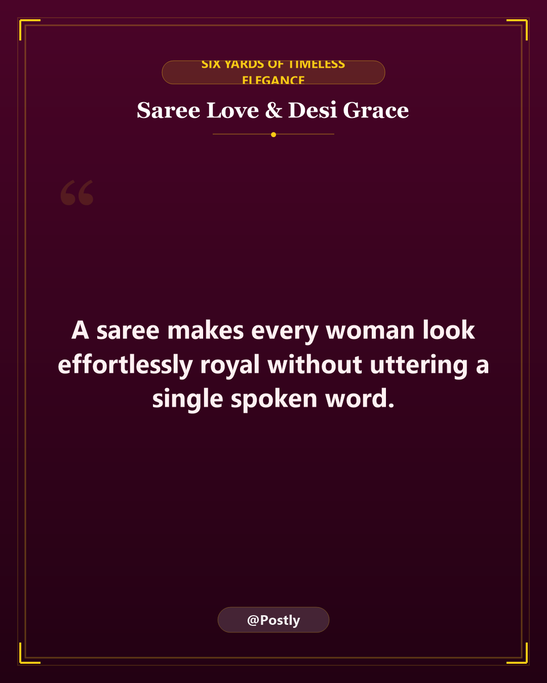 Saree Love Quotes 7