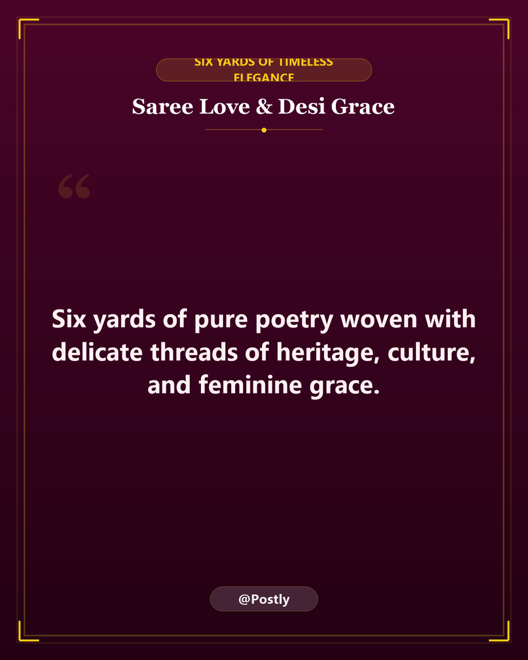 Saree Love Quotes 10
