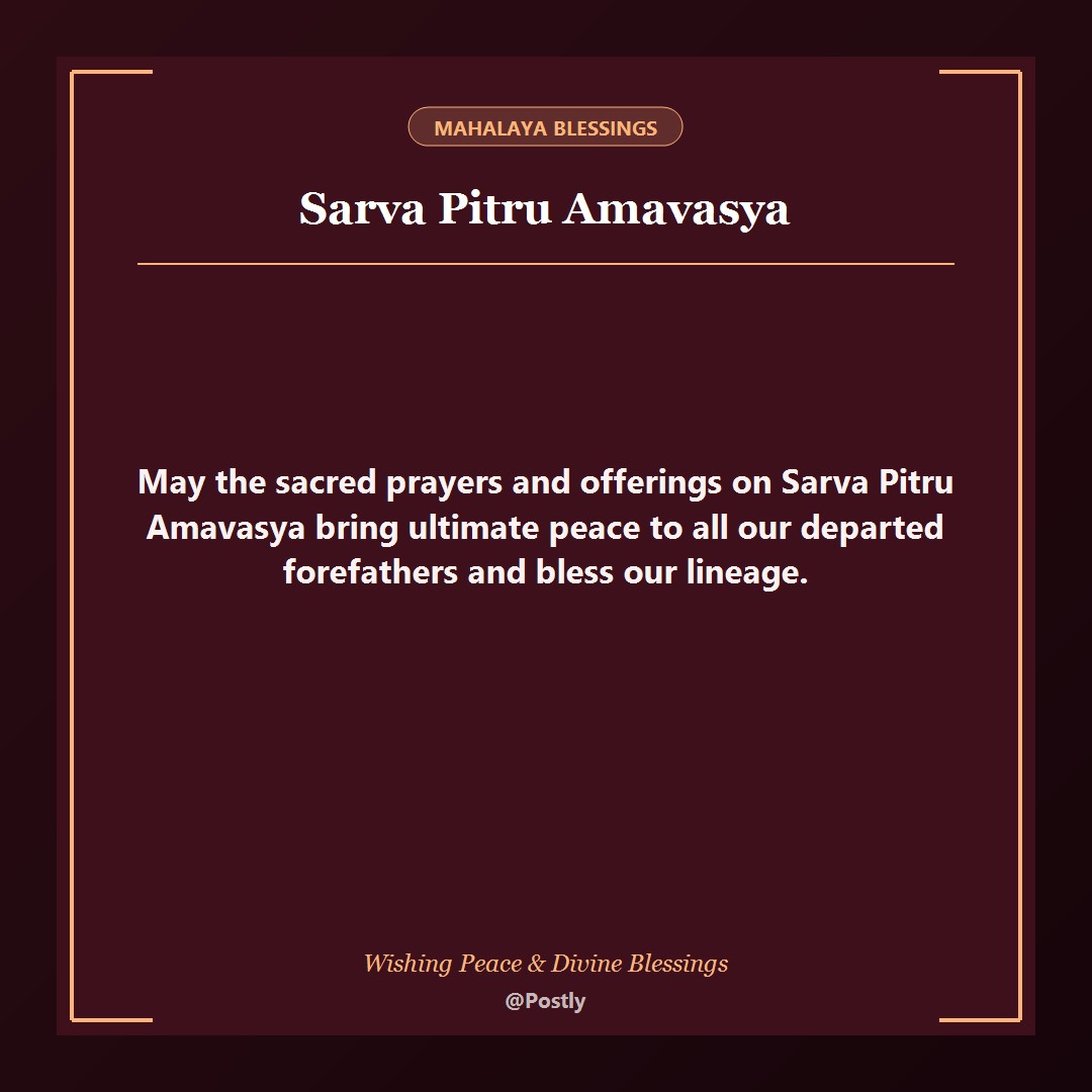 Sarva Pitru Amavasya Wishes 2