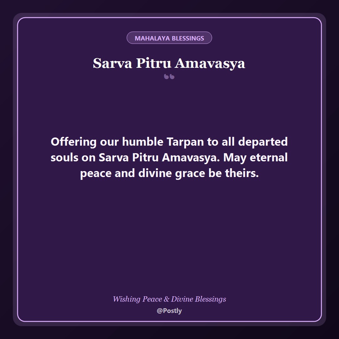Sarva Pitru Amavasya Wishes 4