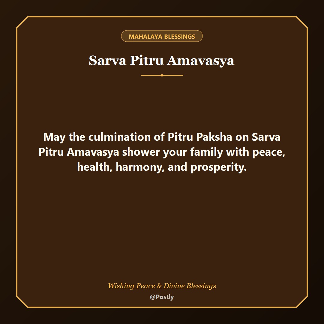 Sarva Pitru Amavasya Wishes 5