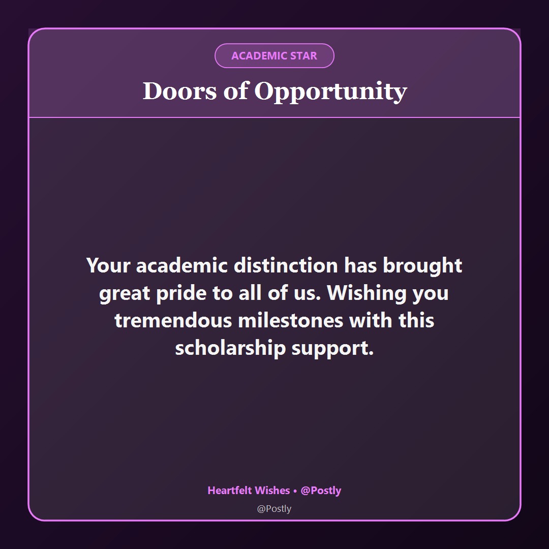 Scholarship Award Congratulations Wishes 4