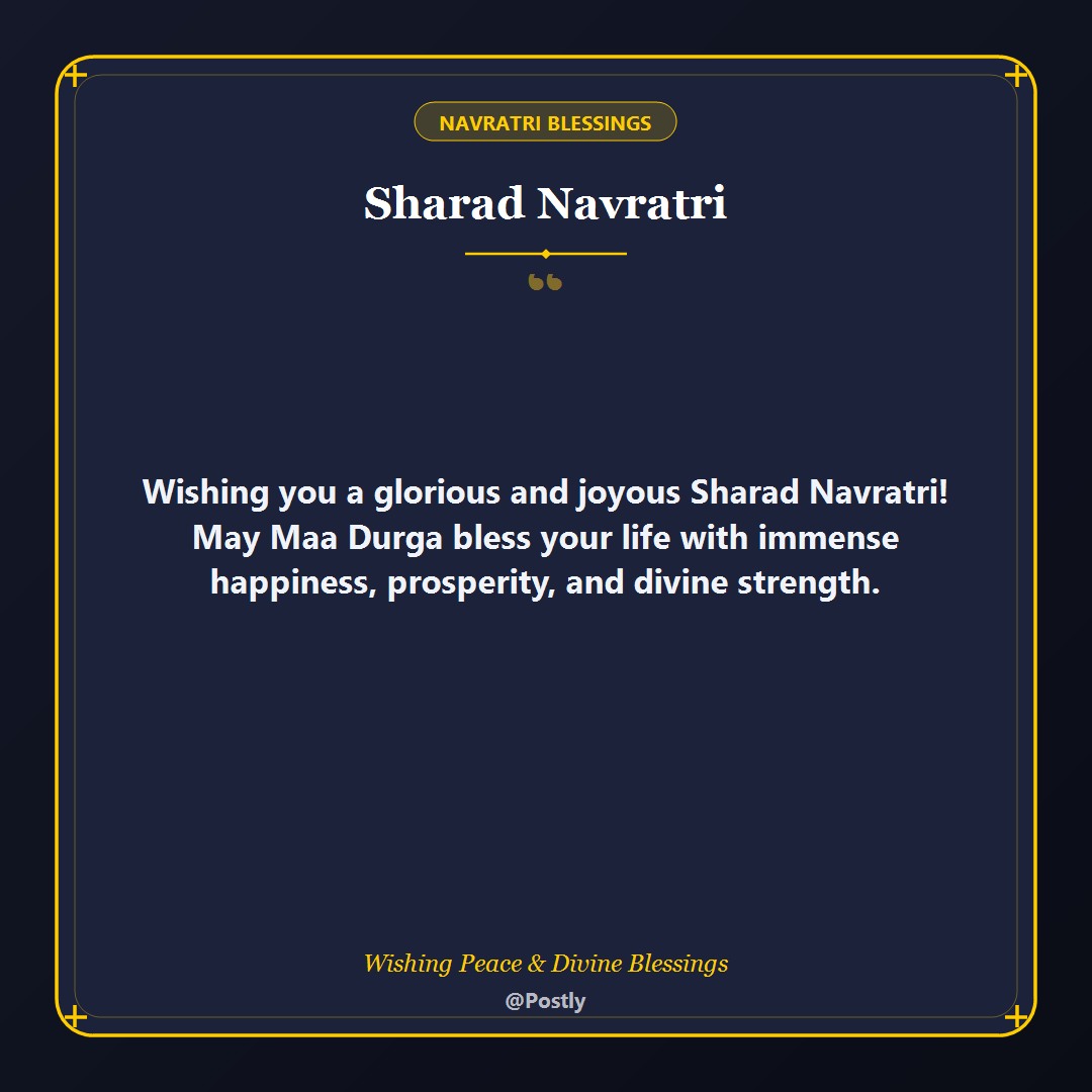 Sharad Navratri Wishes 1