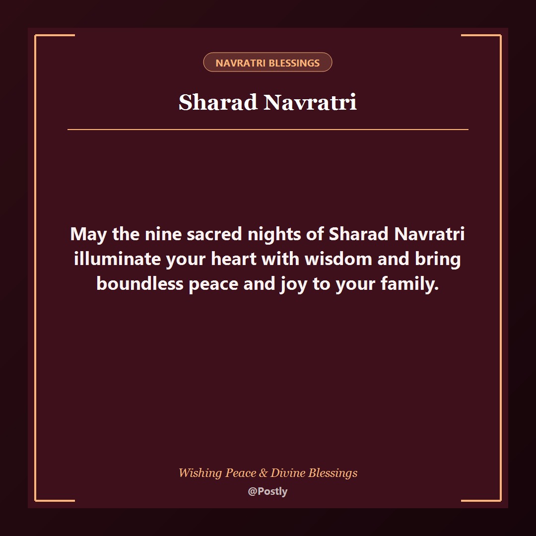 Sharad Navratri Wishes 2