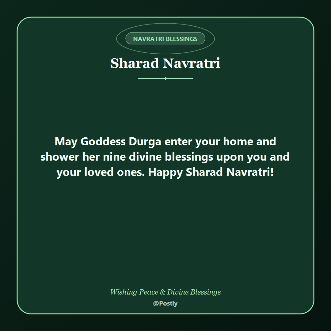 Sharad Navratri Wishes 3