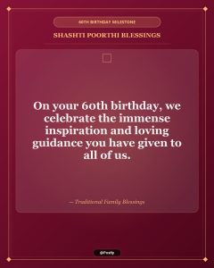Shashti Poorthi 60th Birthday Wishes 4