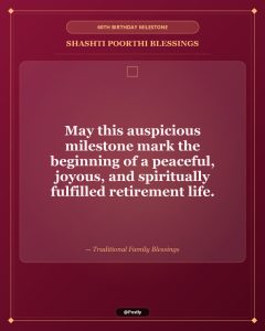 Shashti Poorthi 60th Birthday Wishes 7