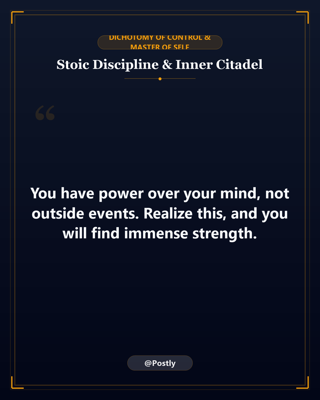 Stoic Discipline and Control Quotes 1