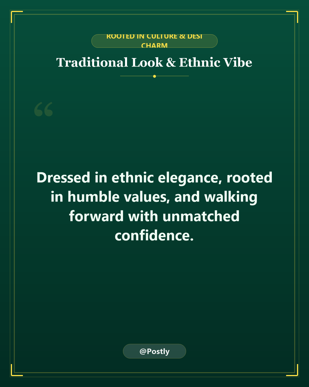 Traditional Look Quotes 3
