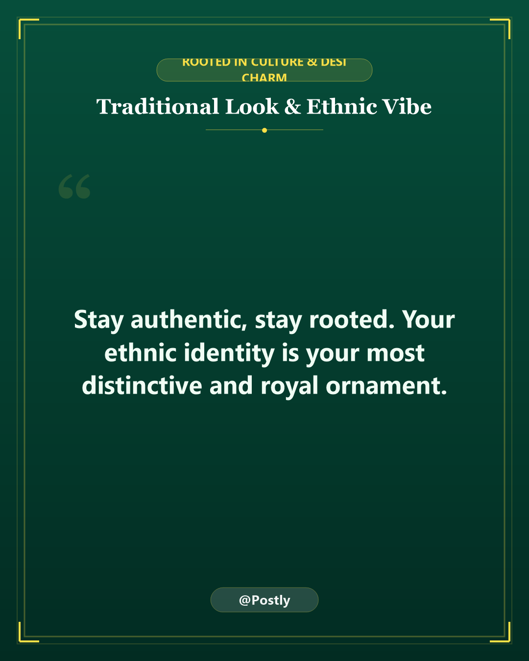 Traditional Look Quotes 7