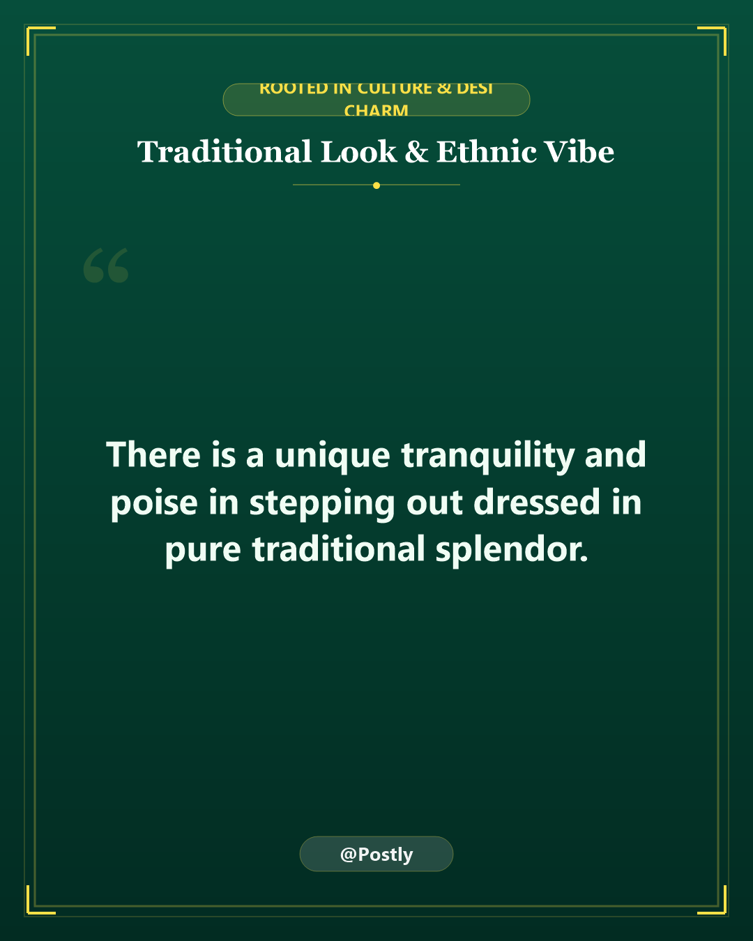 Traditional Look Quotes 8