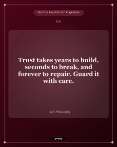 Trust Broken 6