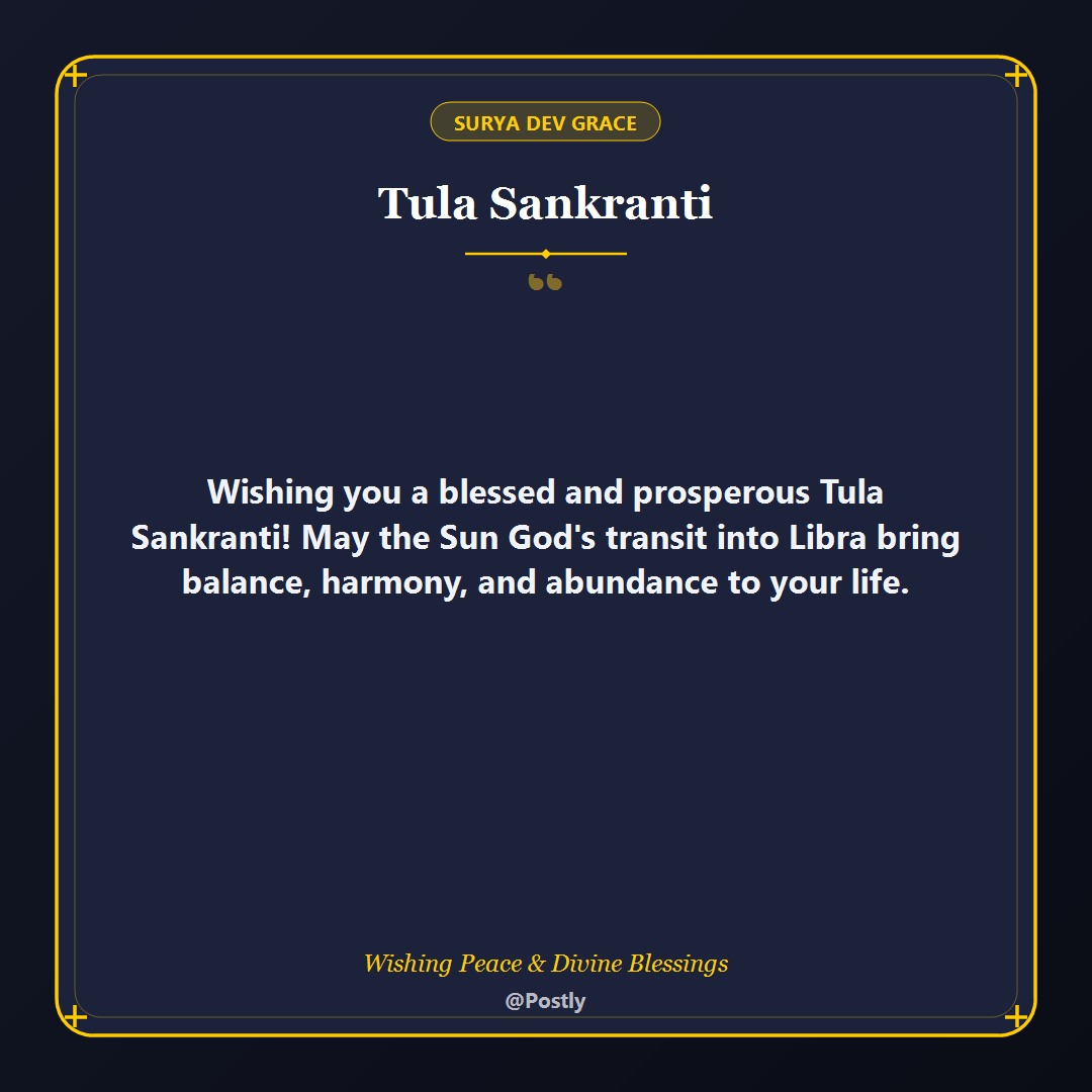 Tula Sankranti Wishes 1
