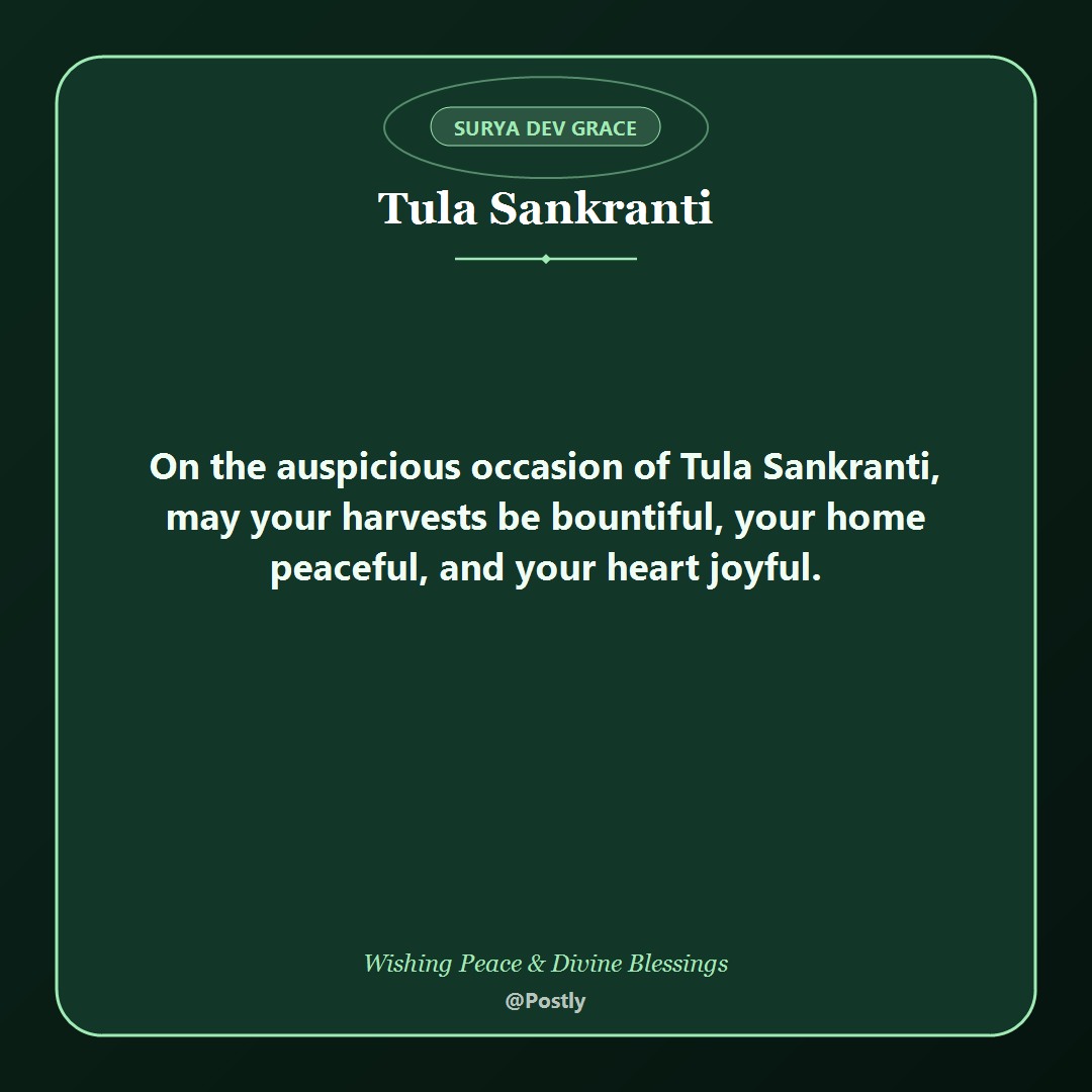 Tula Sankranti Wishes 3
