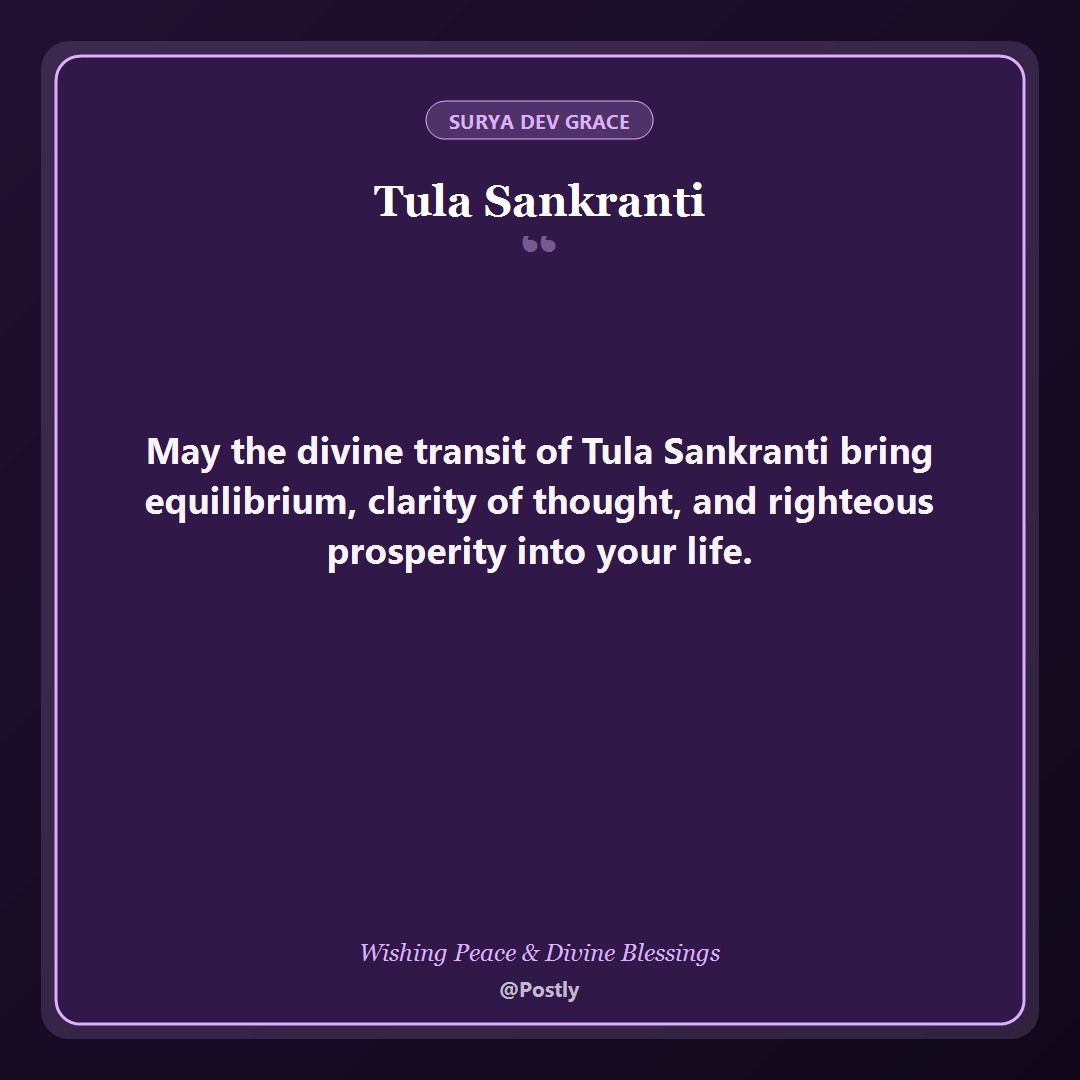 Tula Sankranti Wishes 4