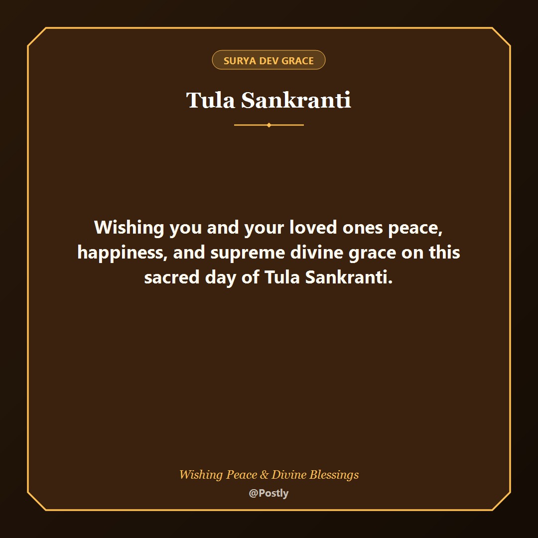 Tula Sankranti Wishes 5