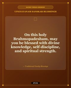 Upanayanam Thread Ceremony Wishes 2
