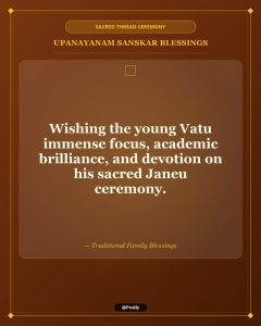 Upanayanam Thread Ceremony Wishes 3