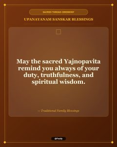 Upanayanam Thread Ceremony Wishes 4