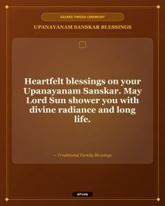 Upanayanam Thread Ceremony Wishes 5