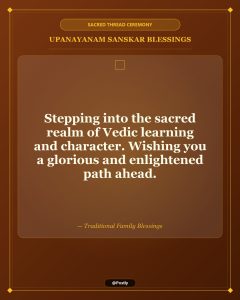 Upanayanam Thread Ceremony Wishes 6