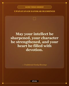 Upanayanam Thread Ceremony Wishes 7