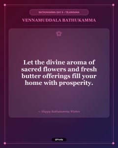 Vennamuddala Bathukamma Wishes 4