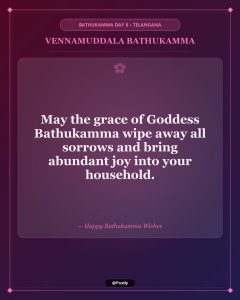 Vennamuddala Bathukamma Wishes 6